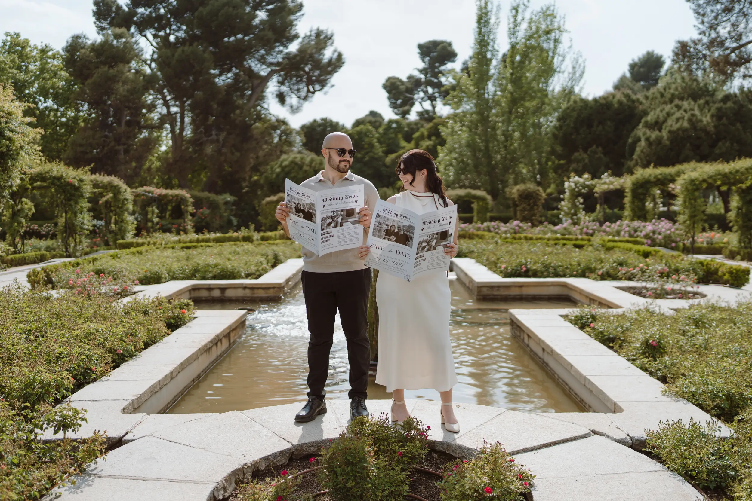 Sesión de pareja en Madrid · Me caso, literal